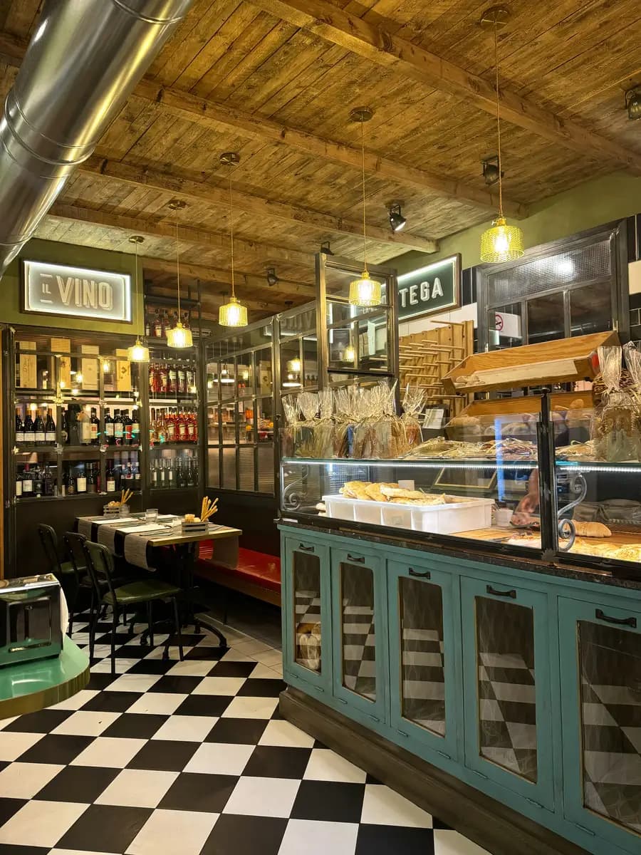 interior in grace bakery diner-modern