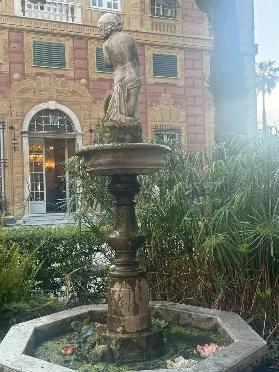 grand hotel villa balbi garden fountain