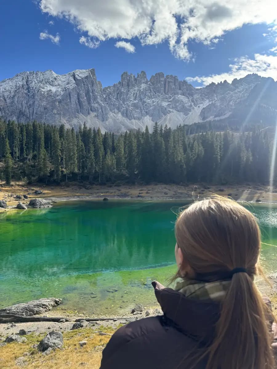 lake karersee italy lago di carezza
