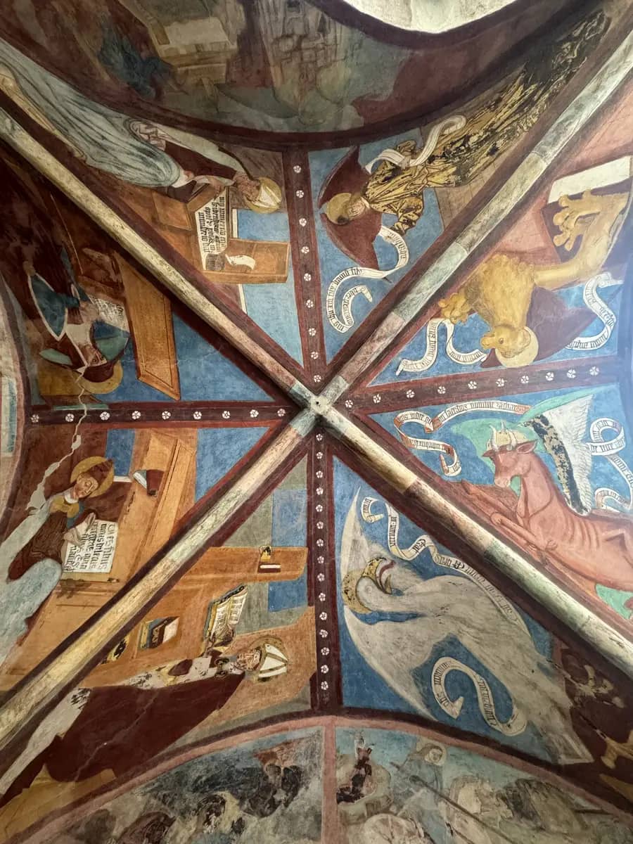 santuario di san romedio interior italy
